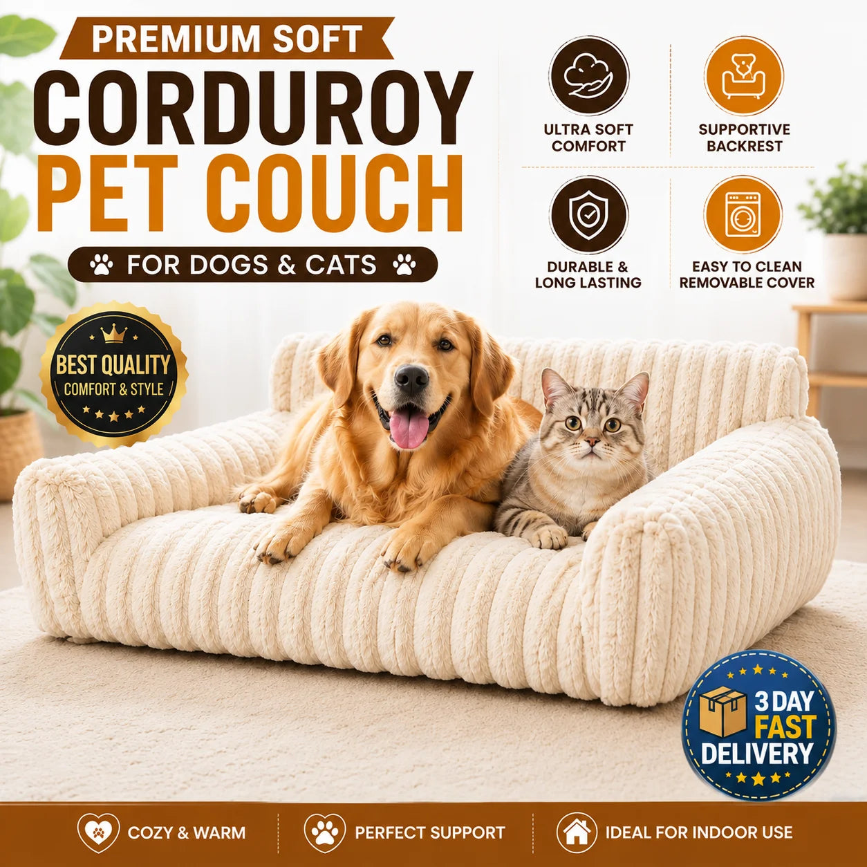 Pawcify Lounge - The Pet Sofa