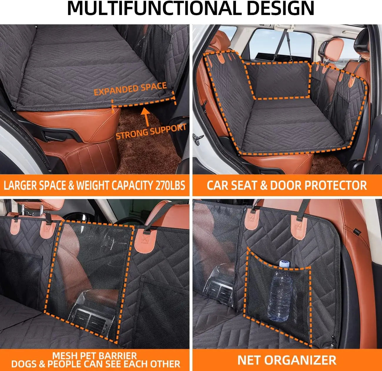 pawcify Journey - Pet Car Seat Cover