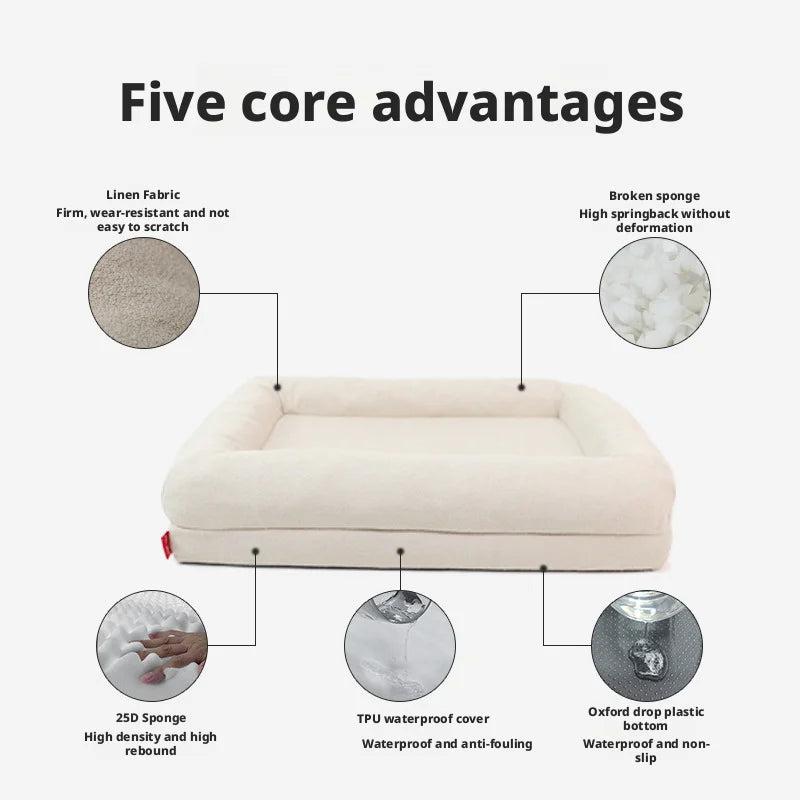 Pawcify Hearth - Luxury Memory Foam Bed