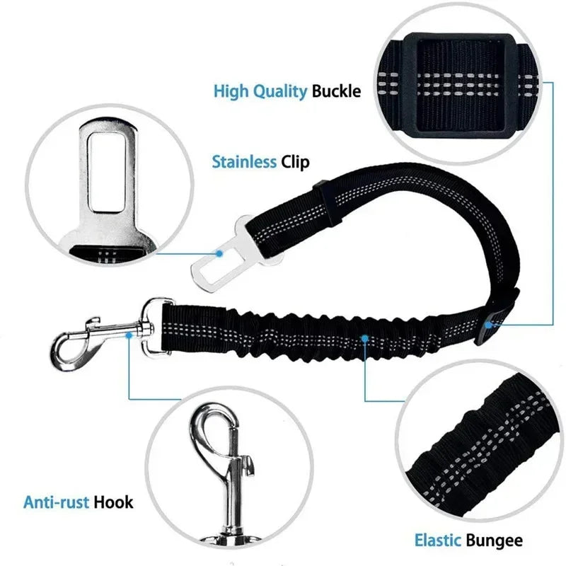 Pawcify Buckle - Dog Car Seat Belt Tether