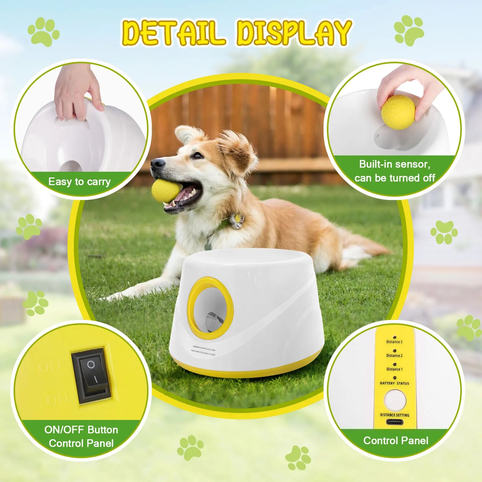 Pawcify Fetch - Automatic Ball Launcher