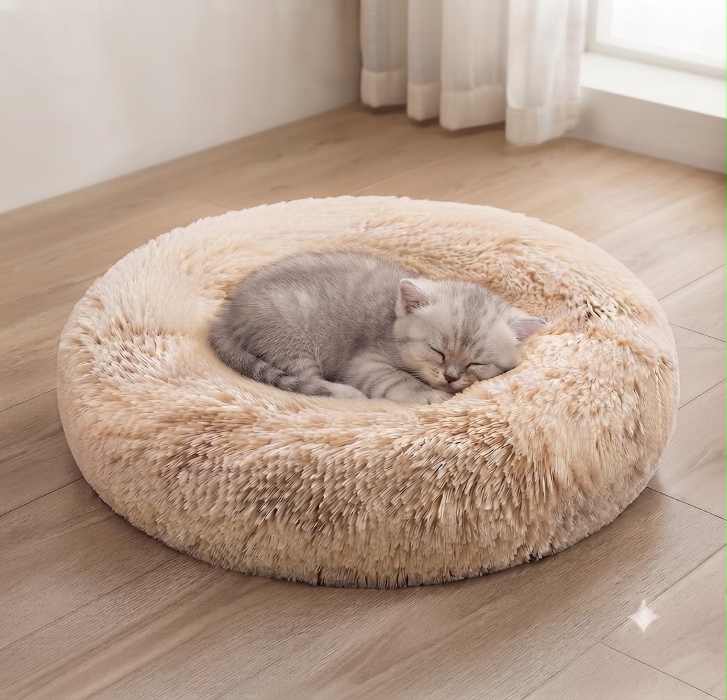 Pawcify Nest - Calming Donut Bed