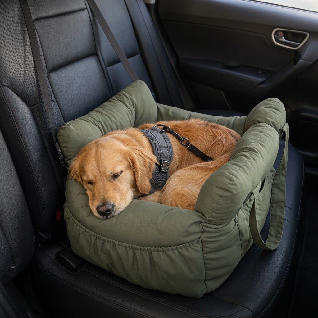 Pawcify Voyage Green - Dog Car Seat