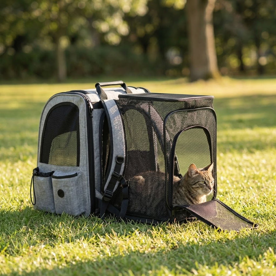 Pawcify Voyage Feline - Expandable Cat Carrier