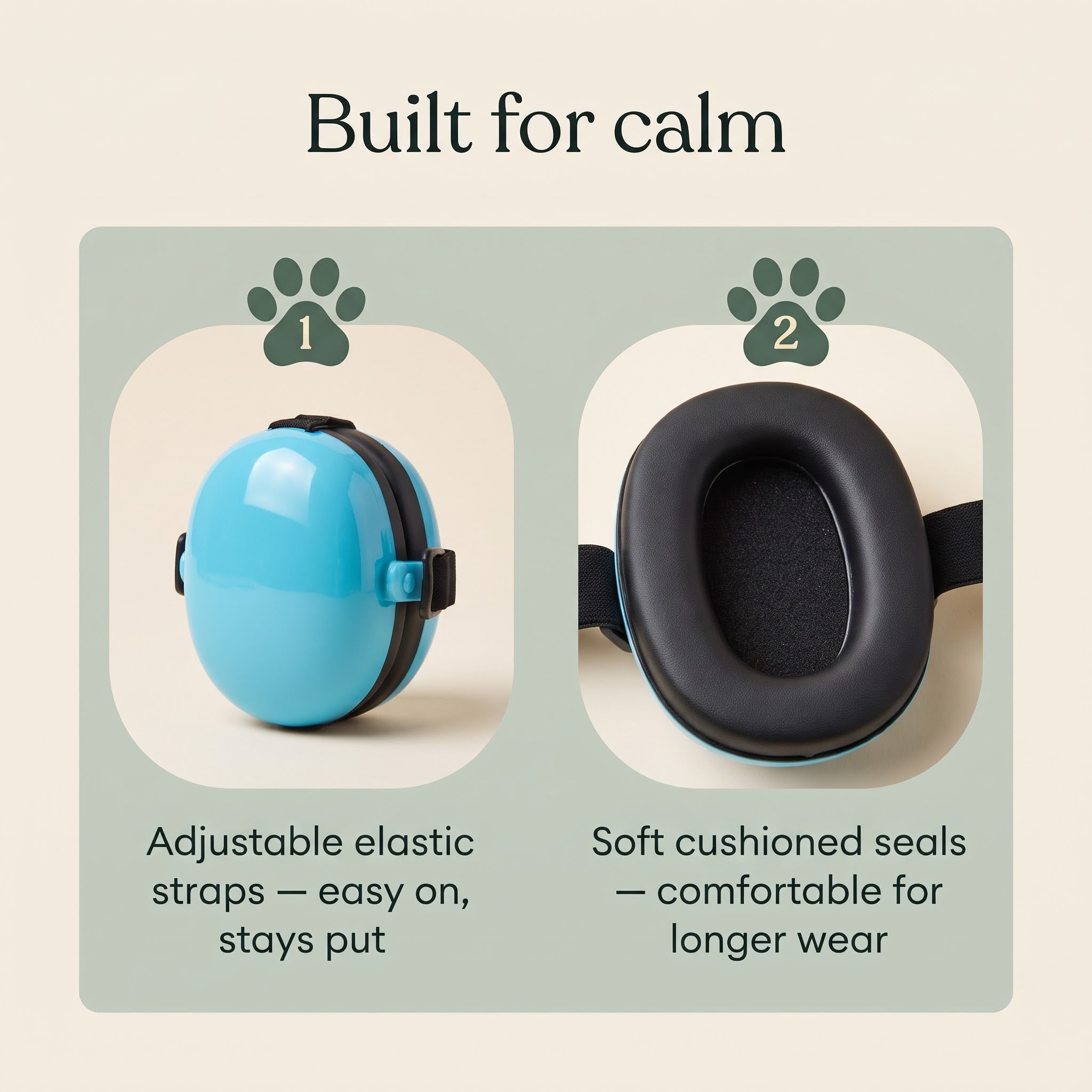 Pawcify Hush - Calming Ear Muffs for Dogs