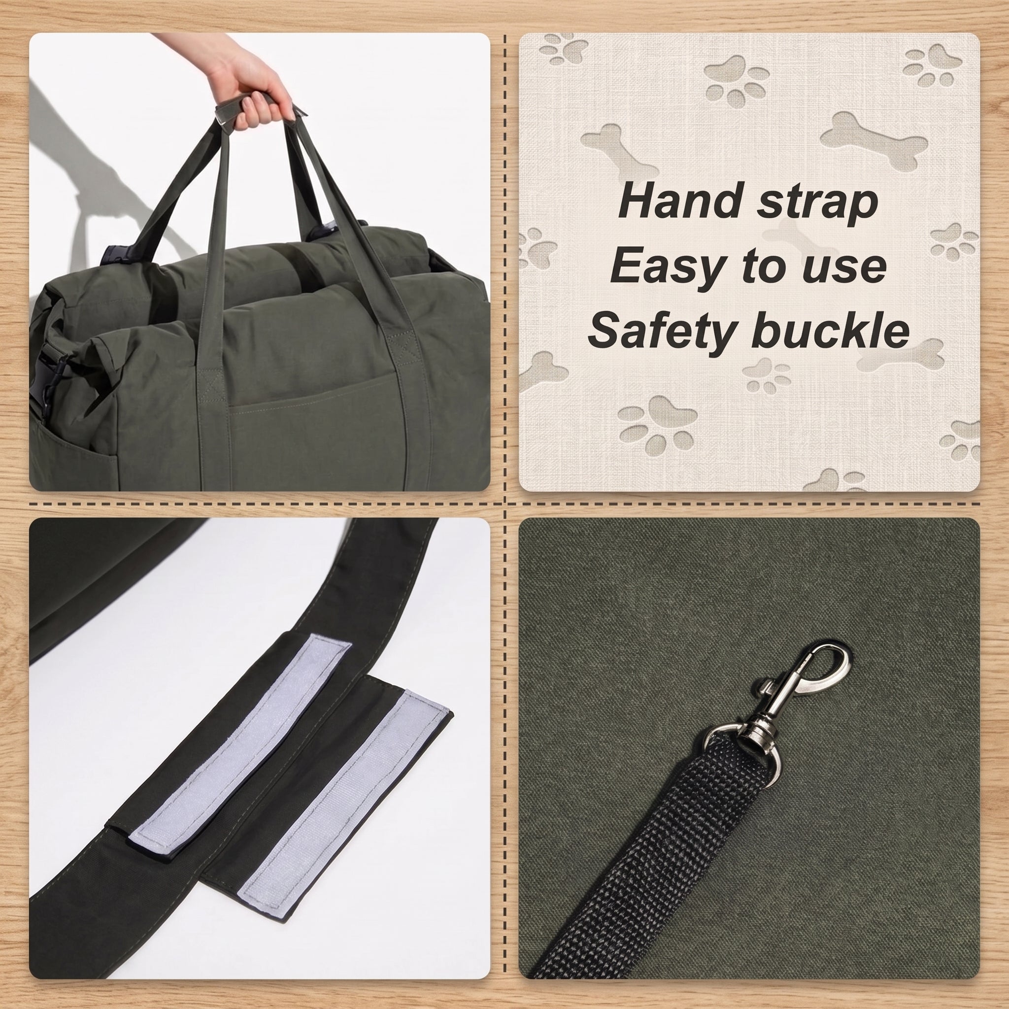 Pawcify Voyage Green - Dog Car Seat